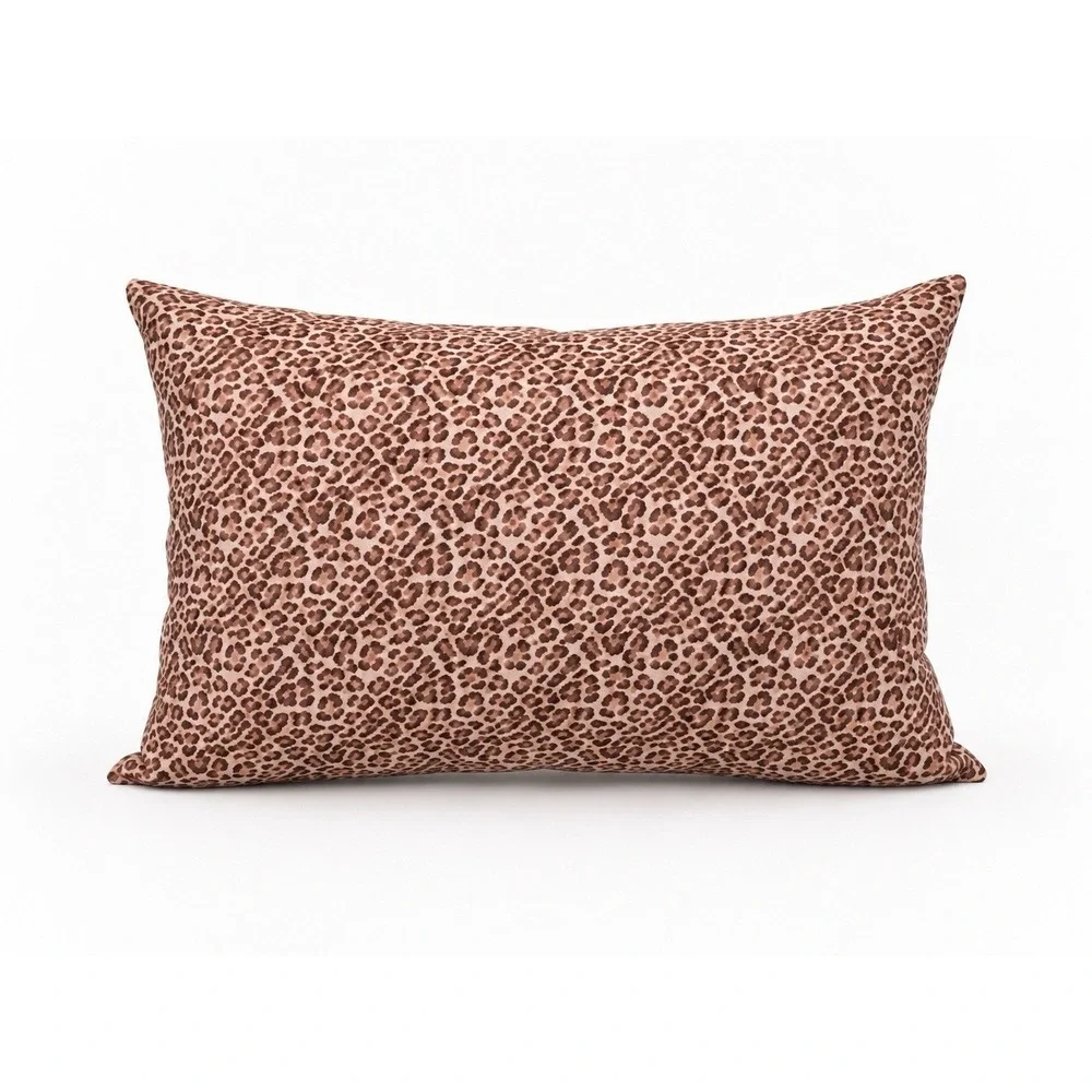 Slip Silk Leopard Print Pillowcase Standard Size Luxury Hair Skin Care 20x30